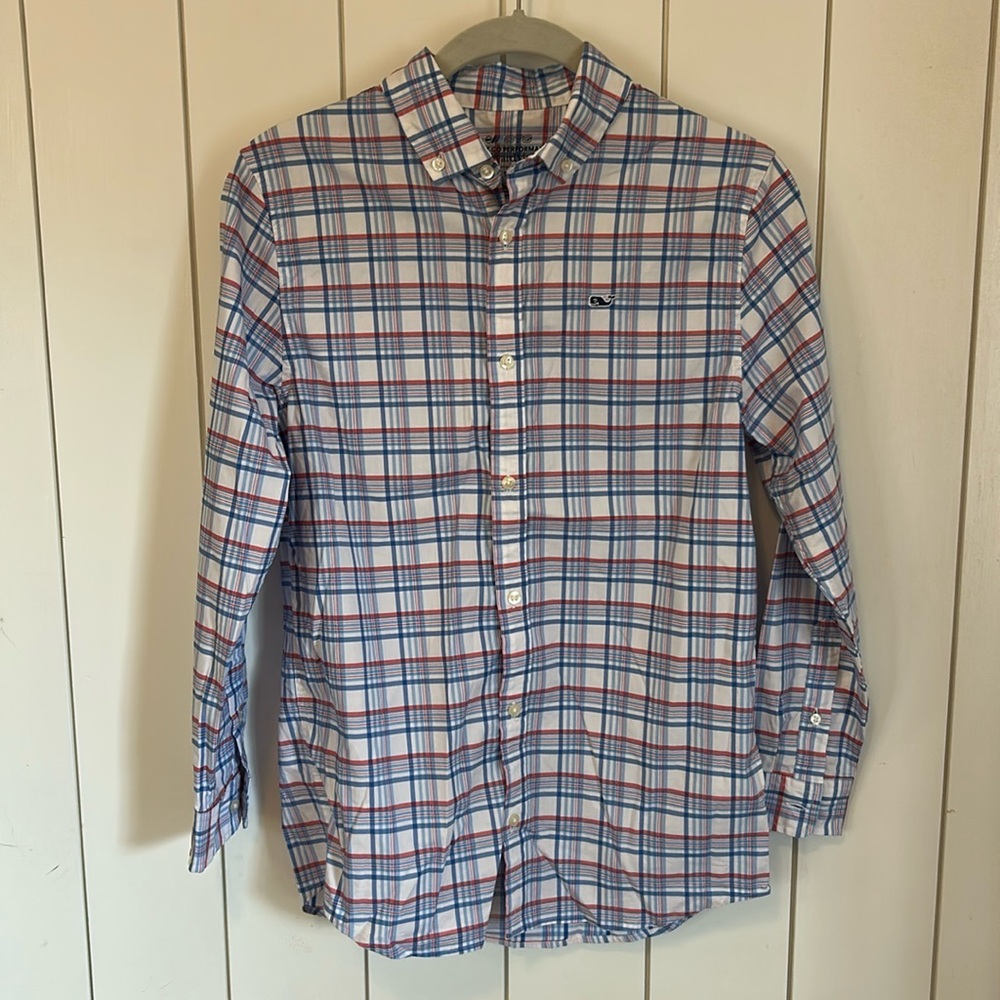 Vineyard Vines boys OTG Performance button down Size M